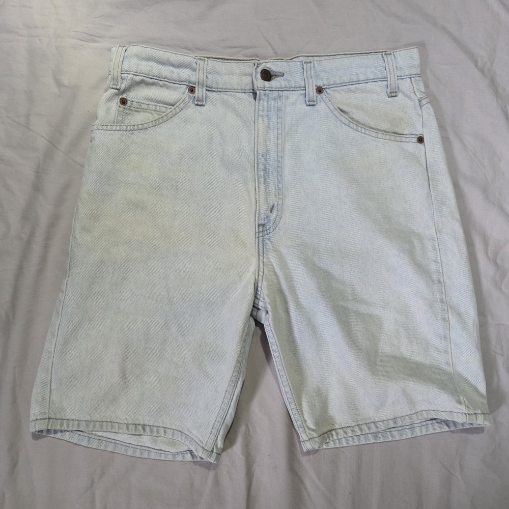 Vintage Levi's 505 Orange Tab Shorts Womens 34x8 Denim Shorts Regular Fit USA